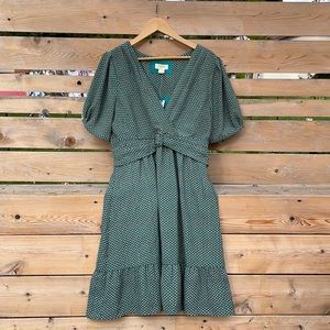 Anthropologie size 14 Maeve Green Dress